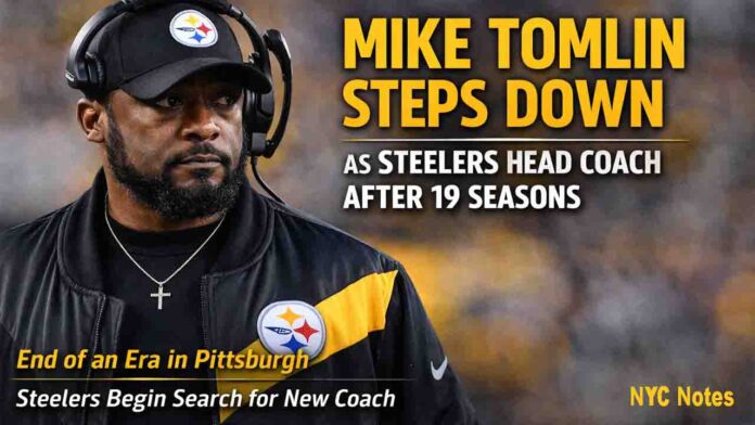 mike-tomlin-steps-down-steelers Mike Tomlin Steps Down as Steelers Coach After 19 Seasons