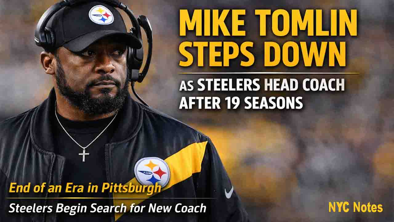 Mike Tomlin Steps Down as Steelers Coach After 19 Seasons: Pittsburgh Begins Historic Search Mike Tomlin Steps Down as Steelers Coach After 19 Seasons