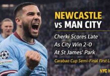 Newcastle vs Man City: Cherki Scores Late as City Win 2-0 at St James Park Newcastle vs Man City